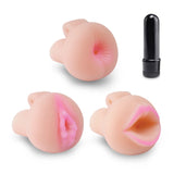 Pipedream Pump Worx Travel Trio Set Penis Pump Vibrating Masturbator Enlarger Grow Sex Kit
