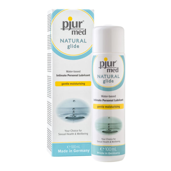 Pjur Med Natural Glide Water Based Lubricant Gentle Moisturising Sensitive Skin Intimate Personal Lube 100ml