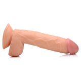 Pop Peckers 8.25" Dildo with Balls Light Skin Tone Realistic Penis Sex Toy