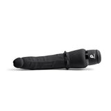 Powercocks 7" Slim Anal Realistic Vibrator Black Penis Vibe Sex Toy