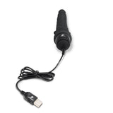 Powercocks 7" Slim Anal Realistic Vibrator Black Penis Vibe Sex Toy