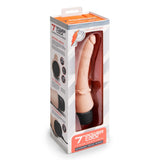 Powercocks 7" Slim Anal Realistic Vibrator Nude Penis Vibe Sex Toy