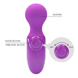 Pretty Love Little Cute Mini Stick Wand Massager Small Travel Size Purple Vibrator Sex Toy