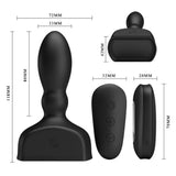 Pretty Love Mr Play Inflatable Butt Plug Remote Control Anal Pump Vibrator Sex Toy