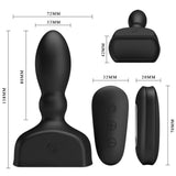 Pretty Love Mr Play Inflatable Butt Plug Remote Control Anal Vibrator Sex Toy