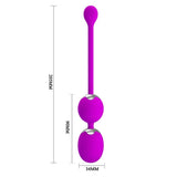 Pretty Love Willie Remote Control Kegel Balls Pink Pelvic Floor Exercise Sex Toy