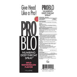 Pro Blo Numbing Deep Throat Oral Sex Spray 29ml Wild Watermelon Flavour Anaesthetic