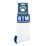 Prowler BTM Bottom Socks White Blue Cotton Gay Pride Sexy Footwear