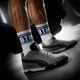 Prowler BTM Bottom Socks White Blue Cotton Gay Pride Sexy Footwear