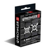 Prowler Red 4 Way Screw Nipple Clamp Metal Vice Pair BDSM Sensation Play