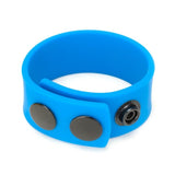 Prowler RED Dark Blue Silicone Adjustable Cock Strap Snap Fastening Penis Erection Enhancer