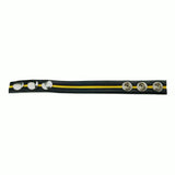 Prowler RED Black Yellow Leather Cock Strap Snap Fastening Penis Testicle Ring Bondage Play