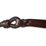 Prowler RED Brown Plaited Leather Whip BDSM Fetish Play