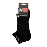 Prowler RED Daddy Ankle Socks Black Cotton Sole Paw Print Kink Gift