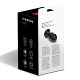 Prowler Red Diamond Texture Butt Plug Black PVC Anal Play Sex Toy