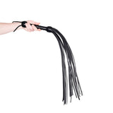 Prowler RED Hard Whip Black Leather Flogger BDSM Pain Fetish Play