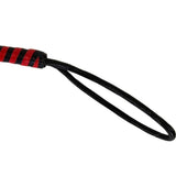 Prowler RED Heavy Duty Flogger Black Leather Whip BDSM Fetish Play
