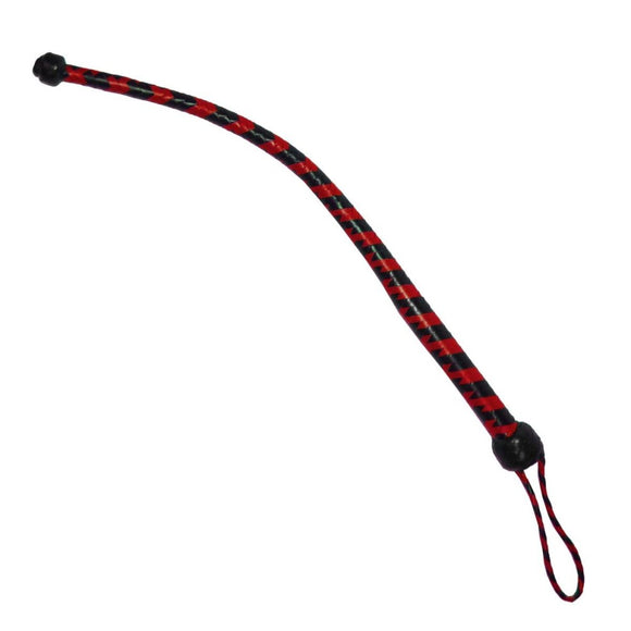 Prowler RED Hunter Whip Black/Red Leather BDSM Punishment Fetish Play