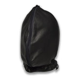 Prowler RED Leather Double Bondage Hood with Front Zipper Sensory Deprivation Play Mask