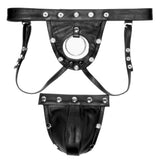 Prowler RED Leather Harness Jock Strap XL Size Detachable Pouch Cock Ring