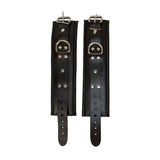 Prowler RED Leather Lockable Ankle Restraints L/XL Size Bondage Cuffs