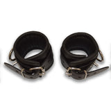 Prowler RED Leather Lockable Ankle Restraints S/M Size Bondage Cuffs