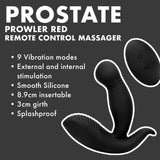 Prowler RED Prostate Massager Remote Control Anal Vibrator Sex Toy
