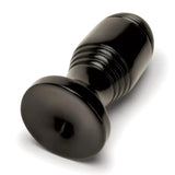 Prowler RED Ribbed Butt Plug Black PVC Anal Stimulation Play Sex Toy
