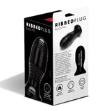 Prowler RED Ribbed Butt Plug Black PVC Anal Stimulation Play Sex Toy