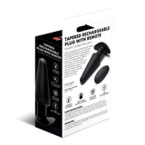Prowler RED Tapered Rechargeable Butt Plug with Remote Control Anal Sex Toy