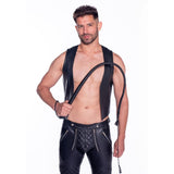 Prowler RED Turkish Knot Whip 2ft Black Leather BDSM Punishment Fetish Play