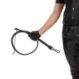 Prowler RED Turkish Knot Whip 6ft Black Leather BDSM Punishment Fetish Play