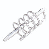 Prowler RED Urethral Plug & Cage Stainless Steel Penis Pin Gland Ring CBT Fetish Play