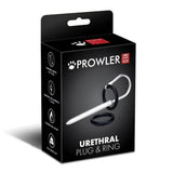 Prowler RED Urethral Plug & Ring Stainless Steel Penis Hole Pin CBT Fetish Play