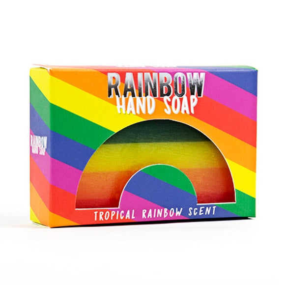 Rainbow Hand Soap Bar Gay Pride Tropical Scent Wash Fun Gift