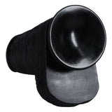 RealRock 10" Extra Thick Dildo Black Realistic Penis Girth XL Sex Toy