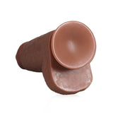 RealRock 9 Inch Extra Thick Dildo Tan Skin Tone Realistic Penis Girth Sex Toy