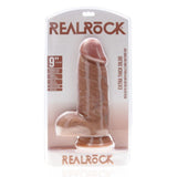 RealRock 9 Inch Extra Thick Dildo Tan Skin Tone Realistic Penis Girth Sex Toy