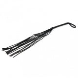 Rimba 14 String Black Leather Flogger Whip BDSM Gear Fetish Bondage Play