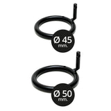 Rimba Black Metal Male Chastity Device Padlock Cock Cage Mens Penis Bondage Play Fetish