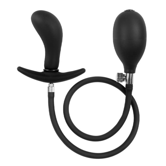 Rimba Bondage Play Inflatable Butt Plug Prostate Anal Balloon Bulb Pump Gape Stretch Sex Toy