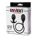 Rimba Bondage Play Inflatable Tulip Butt Plug Anal Balloon Bulb Pump Gape Stretch Sex Toy