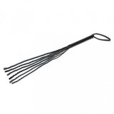 Rimba Plaited 6 String Leather Whip Flogger BDSM Gear Fetish Bondage Play