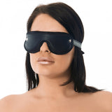 Rimba Bondage Play Cushioned Blindfold Leather Padded Eye Mask BDSM Fetish Wear