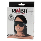 Rimba Bondage Play Cushioned Blindfold Leather Padded Eye Mask BDSM Fetish Wear