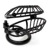 Rimba Metal Male Chastity Device Padlock Cock Cage Mens Bondage Play Fetish BDSM