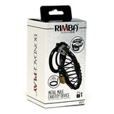 Rimba Metal Male Chastity Device Padlock Cock Cage Mens Bondage Play Fetish BDSM