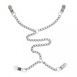 Rimba Nipple To Labia Clamps Metal Chain BDSM Bondage Play Fetish Gear
