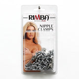 Rimba Nipple To Labia Clamps Metal Chain BDSM Bondage Play Fetish Gear