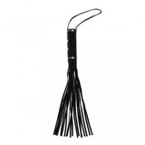 Rimba Black Suede Leather Flogger Whip Bondage Gear BDSM Accessories Fetish Play